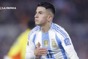 Thiago Almada anotó el empate para Argentina