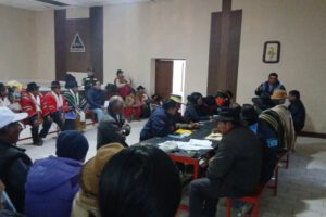 Diálogo en Challapata facilitado por la Defensoría del Pueblo