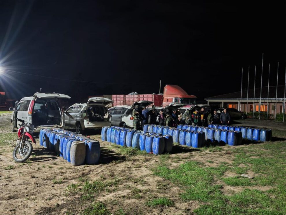 incautación de gasolina en Yapacaní