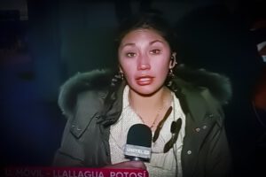 Equipos de prensa emboscados en Llallagua