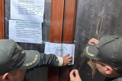 Juez aprehendido Coroico tras suspender credencial de magistrada
