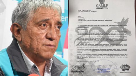 Alcalde de La Paz solicita postergar entrada del Gran Poder