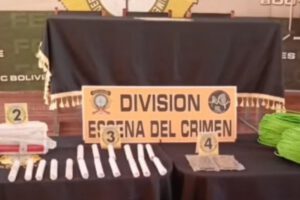 Aprehensión de explosivos en La Paz