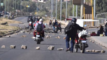 Bloqueos en Cochabamba y Chuquisaca