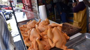 Precios del pollo en los mercados de La Paz