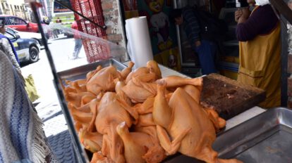 Precios del pollo en los mercados de La Paz