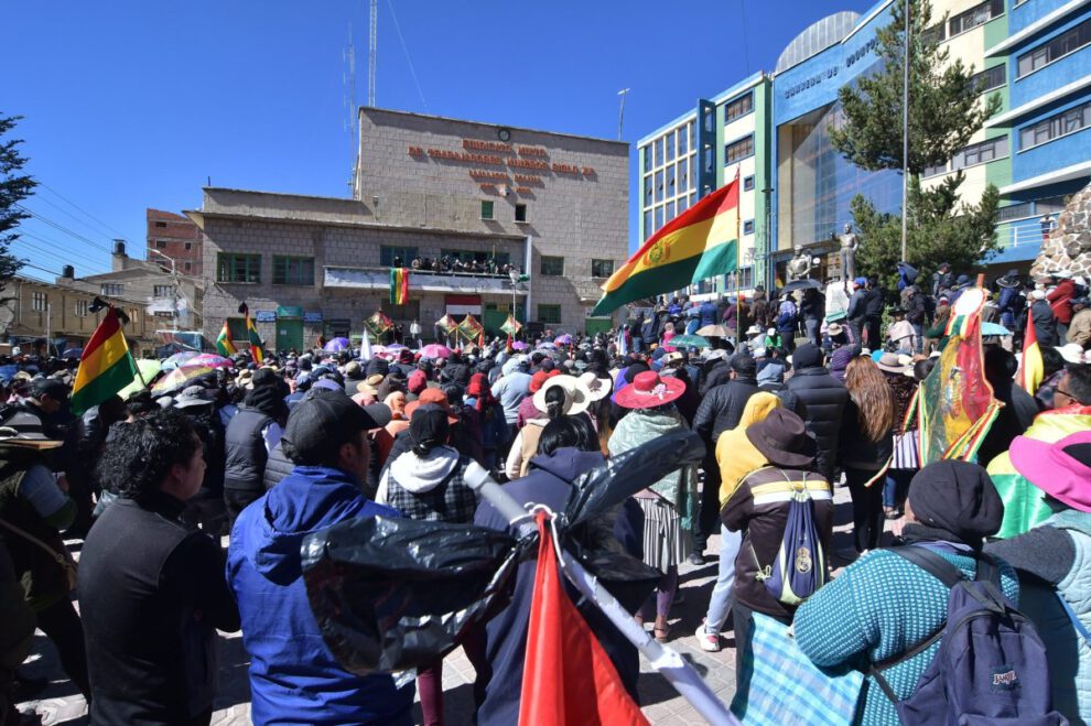 Llallagua disturbios Rubén M.J.