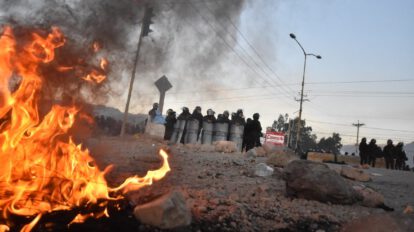 Movilizaciones evistas en Cochabamba