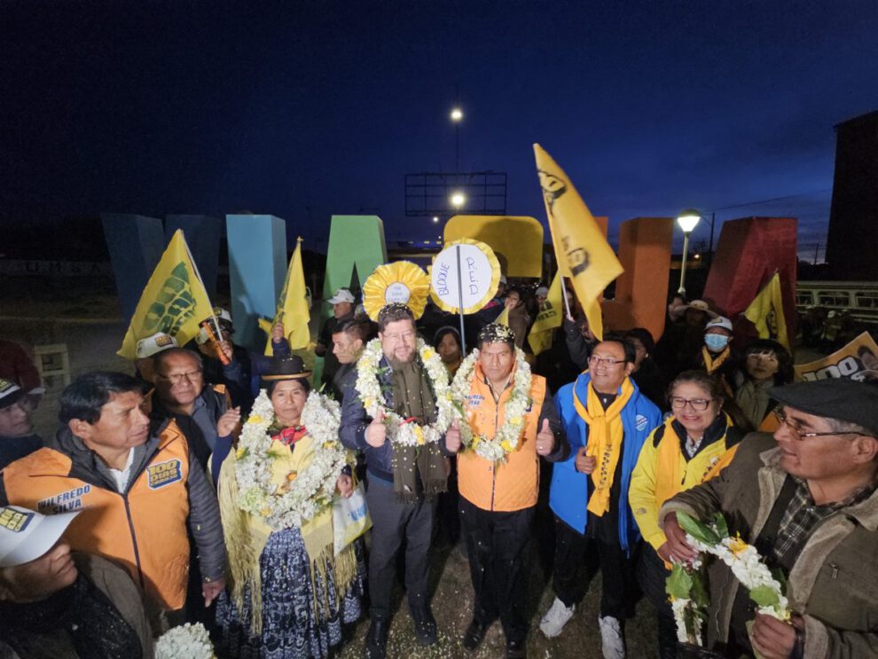 Doria Medina plan económico en Viacha