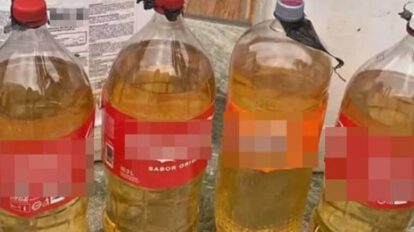 venta ilegal de diésel y gasolina en Bolivia