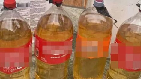 venta ilegal de diésel y gasolina en Bolivia