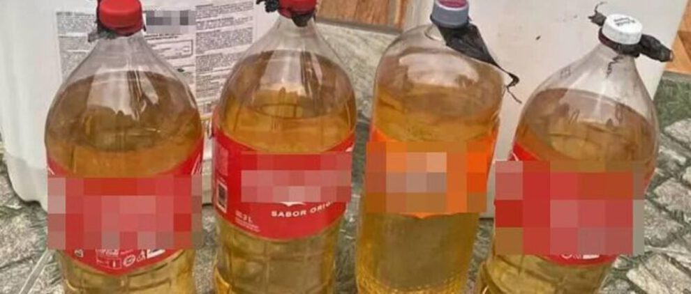 venta ilegal de diésel y gasolina en Bolivia