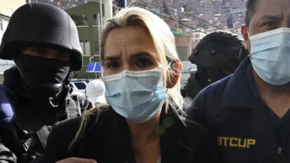 La expresidente Jeanine Añez