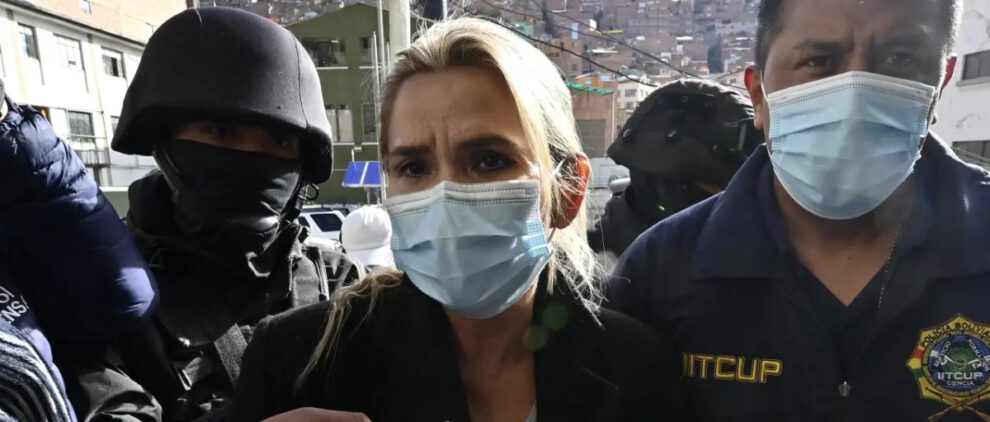 La expresidente Jeanine Añez