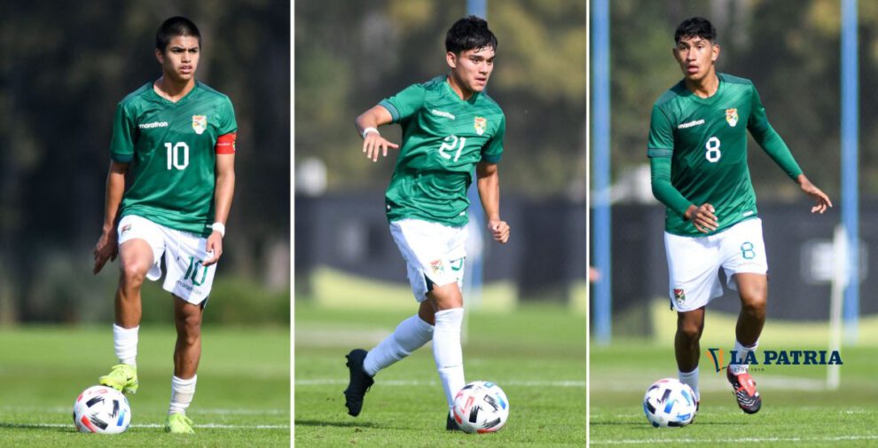 Selección boliviana Sub-17 en su primer partido amistoso contra Uruguay