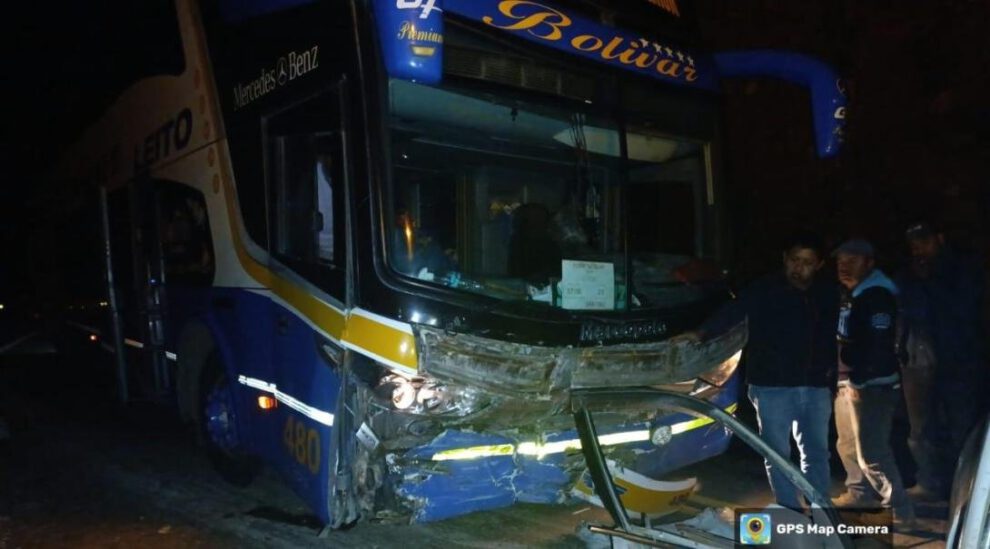 Accidente de tránsito en Samaipata