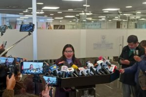 Intervención policial en Llallagua