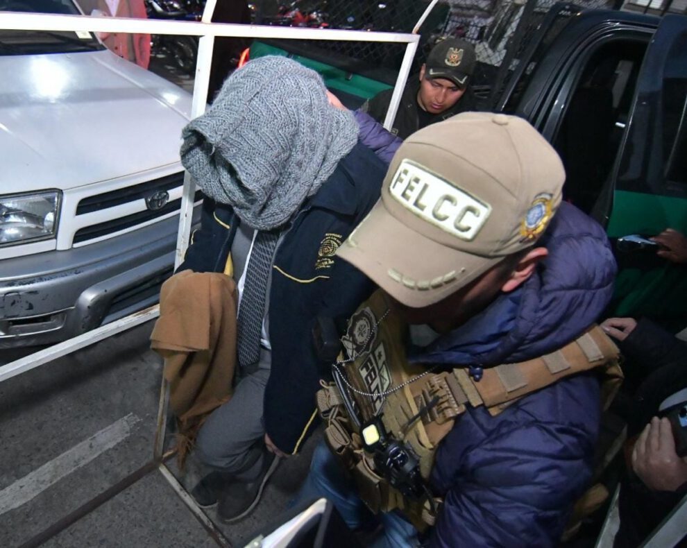 Iván Campero aprehendido en Sucre