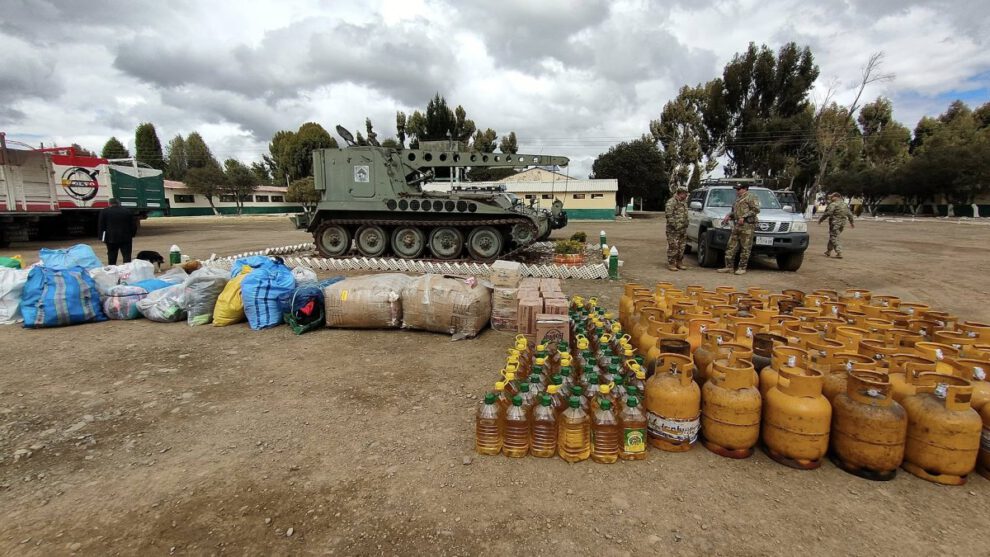 Operativos contra el contrabando en Bolivia