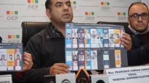 Diseño final de la papeleta para las elecciones