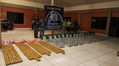 Yapacaní droga secuestrada