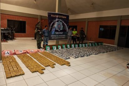 Yapacaní droga secuestrada