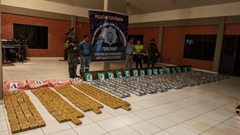 Yapacaní droga secuestrada
