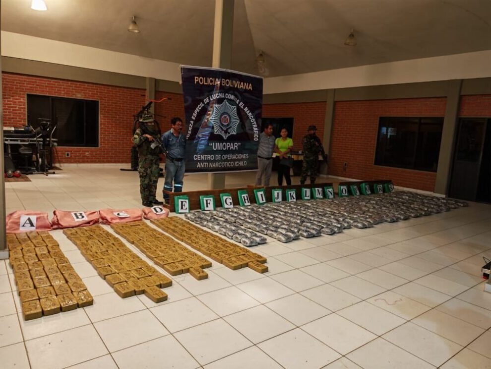 Yapacaní droga secuestrada