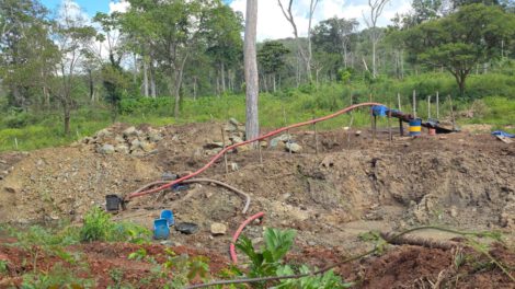 Minería ilegal en Santa Cruz