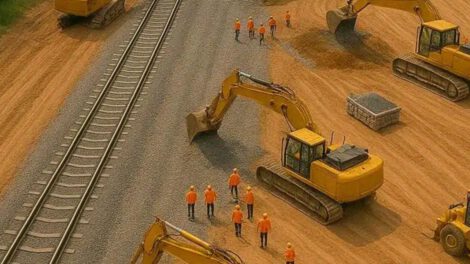 licitación nueva vía férrea en Santa Cruz