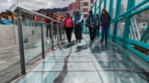 daños al puente del Bicentenario