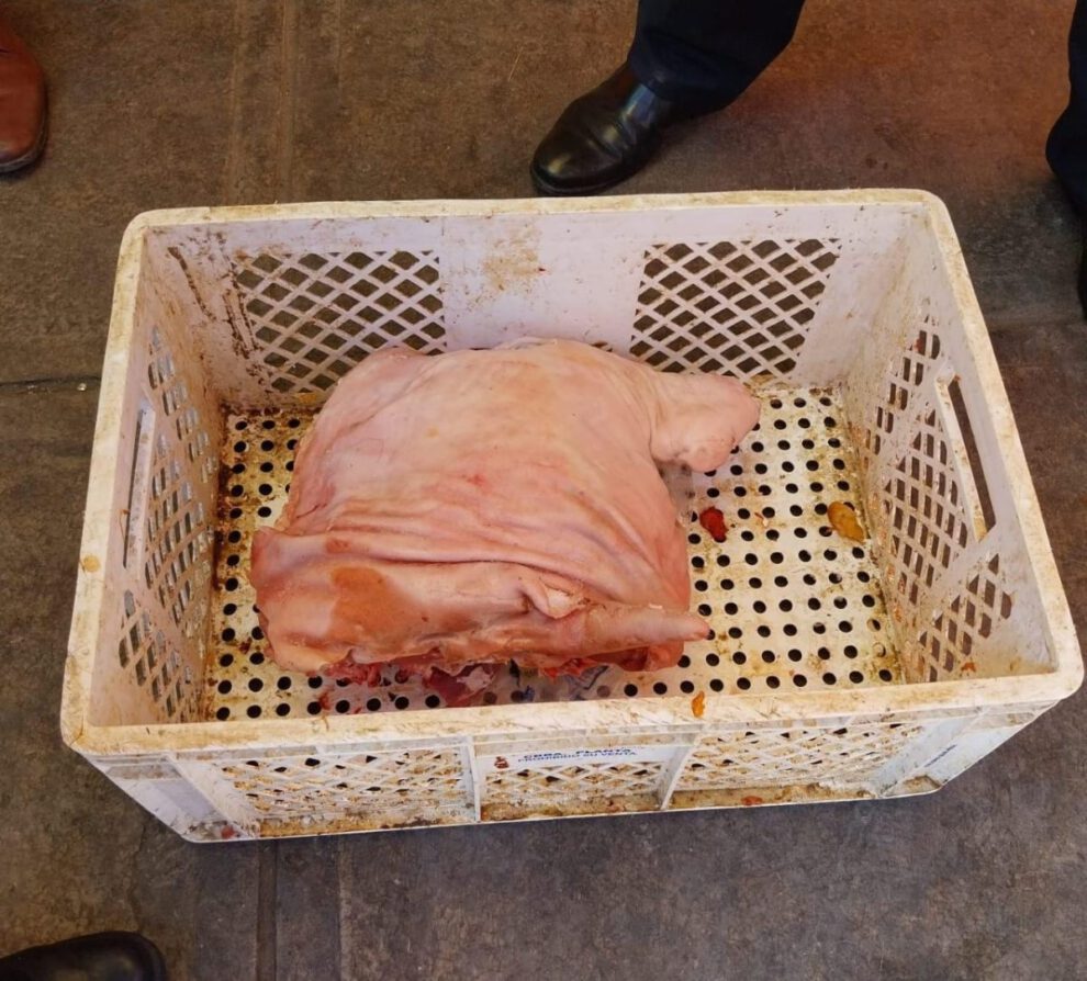 Retiran carne en mal estado en Oruro