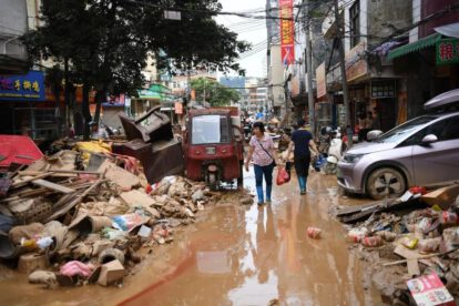 Intensas lluvias en China afectan a más de 300 mil personas