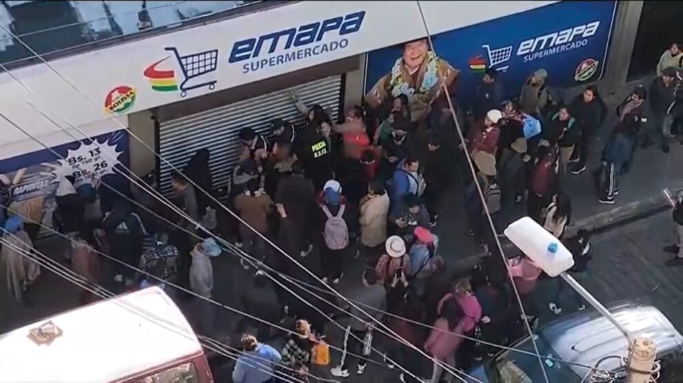 Tensión por aceite en Emapa en La Paz