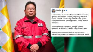 fallecimiento del ministro Rodríguez