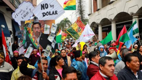 Crisis económica en Bolivia