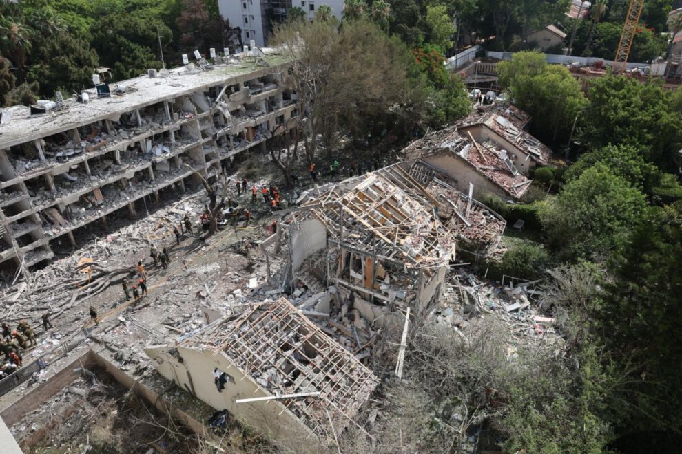 Bombardeos de Irán en Israel tras intervención estadounidense