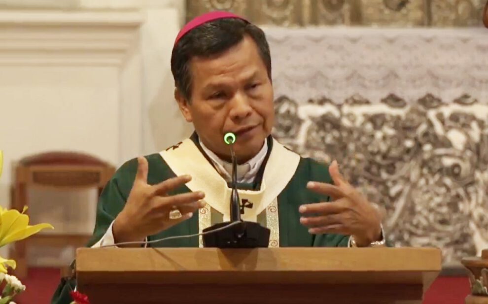 arzobispo René Leigue exhorta a las autoridades