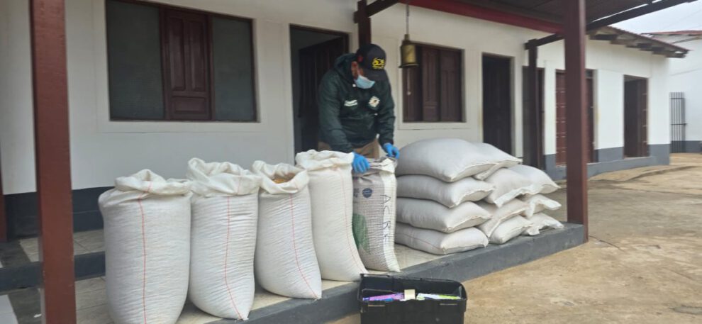 Incautación de contrabando valorado en Bs 346.000