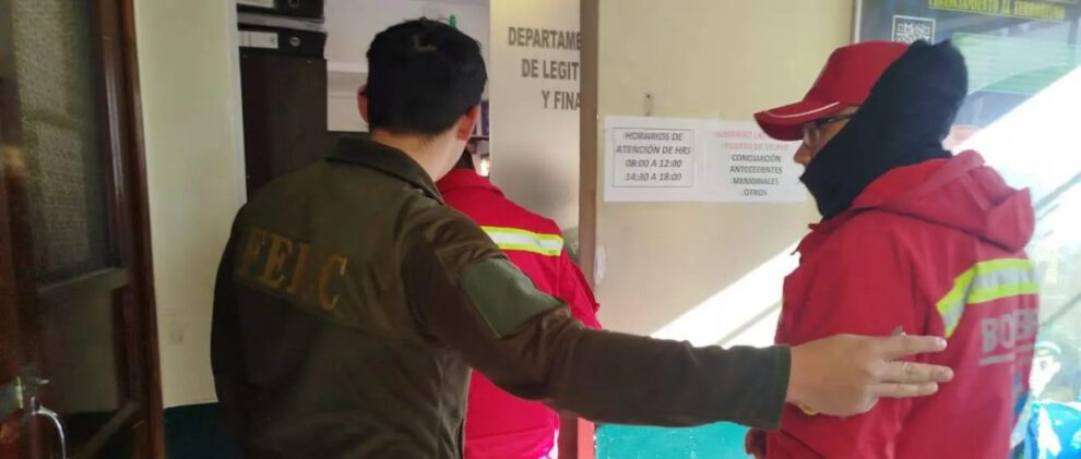 César Siles descompensación en celdas de la Felcc