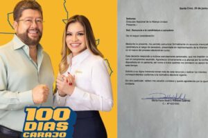 Renuncia de candidata por narcotráfico