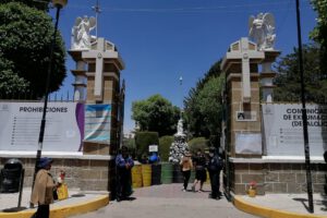 Colapso del Cementerio General en Oruro