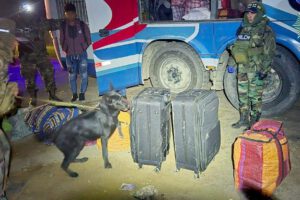 Aprehenden a dos personas con cocaína