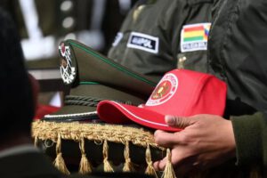 Madres de policías caídos en conflictos sociales