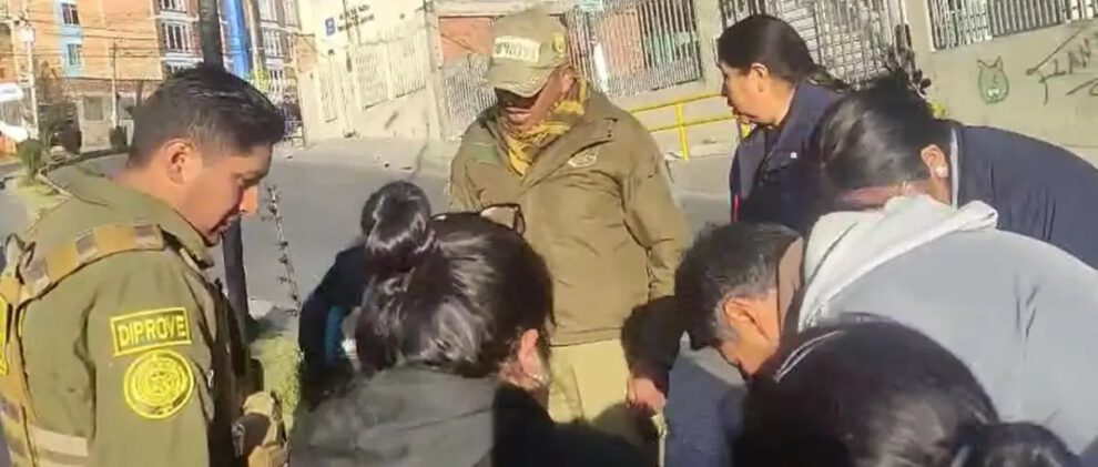 Atropello de niños en La Paz