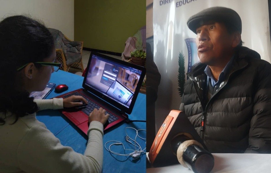 Clases a distancia por sarampión en La Paz y El Alto