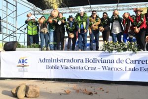 Doble Vía Santa Cruz–Warnes inaugurada por Luis Arce