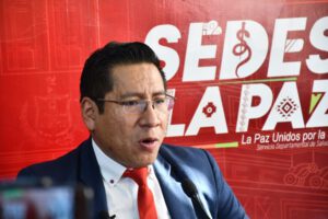 caso de sarampión en La Paz