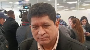 Candidatura de Evo Morales en contacto con los medios de comunicación