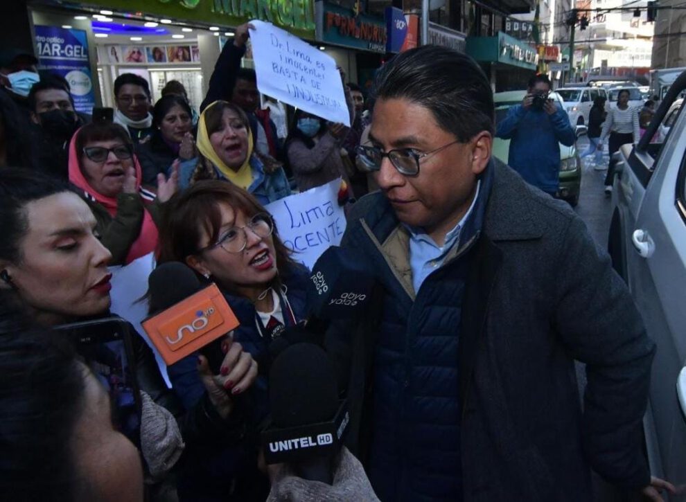 Iván Lima declara como testigo en caso consorcio en La Paz